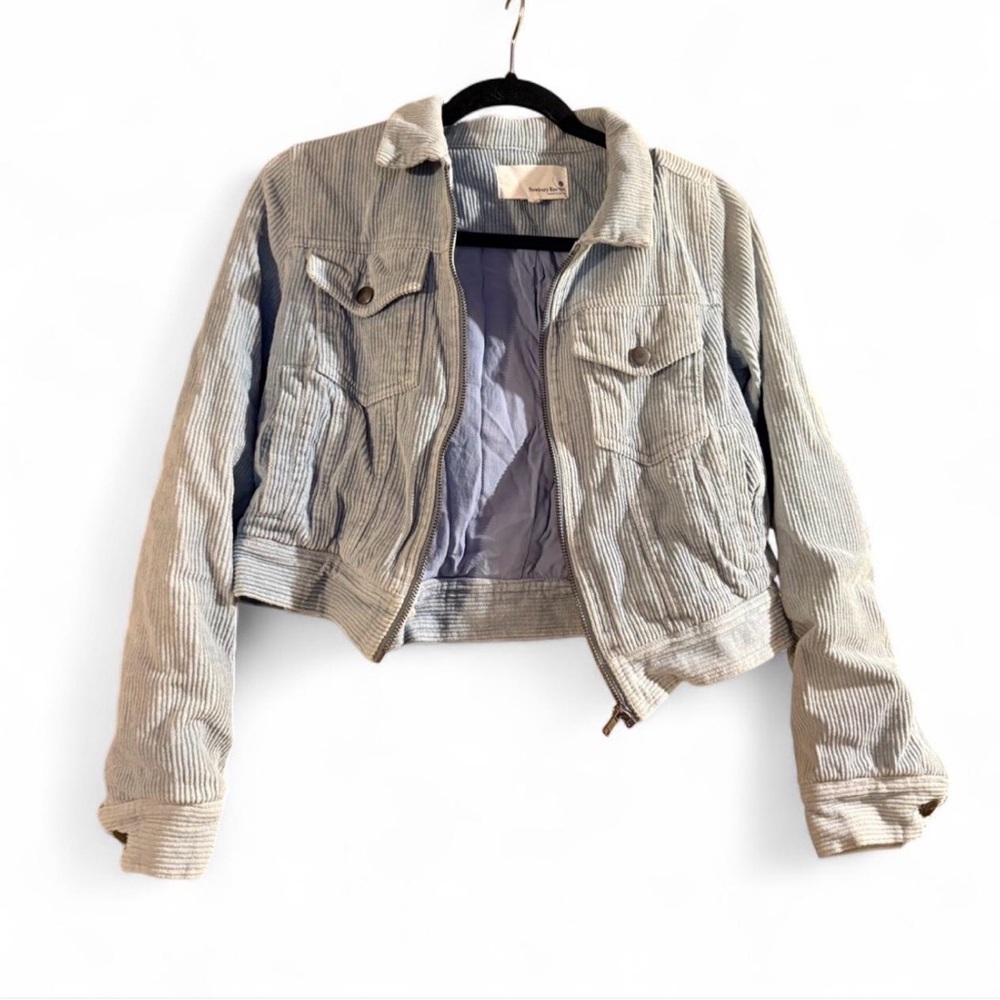 Newbury Kustom Corduroy Jacket‎ Light Blue